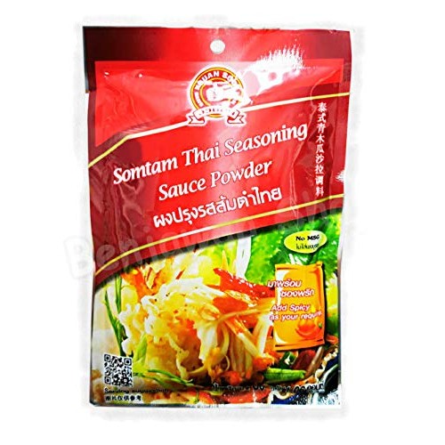 Somtam Thai Seasoning Sauce Powder Thai Papaya Salad 30 G. X