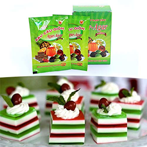 10 Package - Bot Rau Cau Gion Agar Hoang Yen - Made In Viet Nam