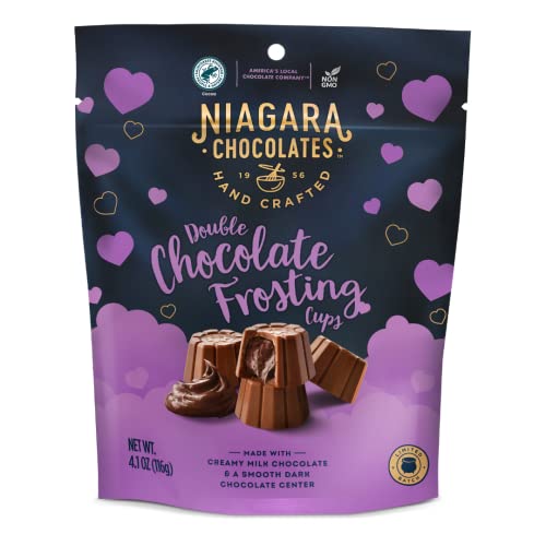 Niagara Chocolates Double Chocolate Frosting Cups 4.1oz Non-GM...