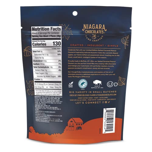Niagara Chocolates Milk Chocolate Salted Caramel Peanut Clusters
