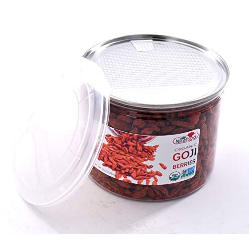 Nicefood, Goji Berries Organic , 16 Oz1 Lb, Reusable Pet Jars,
