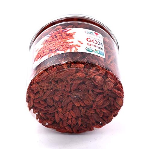 Nicefood, Goji Berries Organic , 16 Oz1 Lb, Reusable Pet Jars,