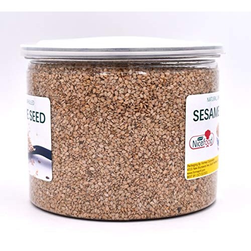 Nicefood, Unhulled Sesame Seeds, 24 Oz 1.5 Lbs, Gluten Free, Raw