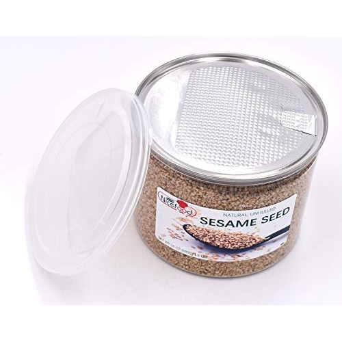 Nicefood, Unhulled Sesame Seeds, 24 Oz 1.5 Lbs, Gluten Free, Raw
