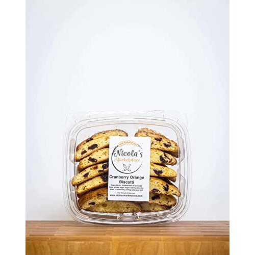 Cranberry orange biscotti