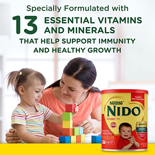 Nestlé Nido Kinder 1+ Powdered Milk Beverage, 56.32 Oz, Pack Of 2