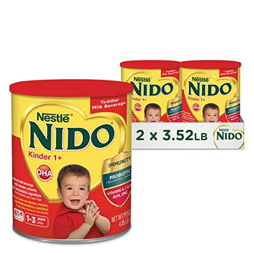 Nestlé Nido Kinder 1+ Powdered Milk Beverage, 56.32 Oz, Pack Of 2