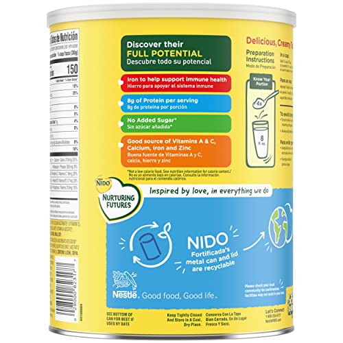 Nido Fortificada Powdered Drink Mix - Dry Whole Milk Powder With