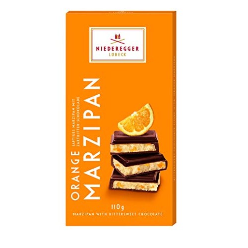 Niederegger Marzipan Classic Bar, Orange, 3.88 Ounce Pack Of 10