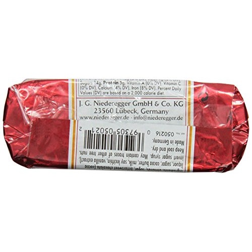 Niederegger Chocolate Covered Marzipan Loaf, 2.6-Ounce