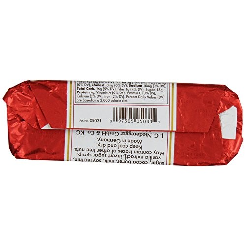 Niederegger Chocolate Covered Marzipan Loaf, 4.4-Ounce Pack Of 5