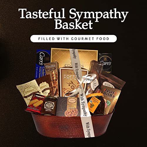With Sincere Sympathy Condolence Gift Basket, Sympathy Baskets F