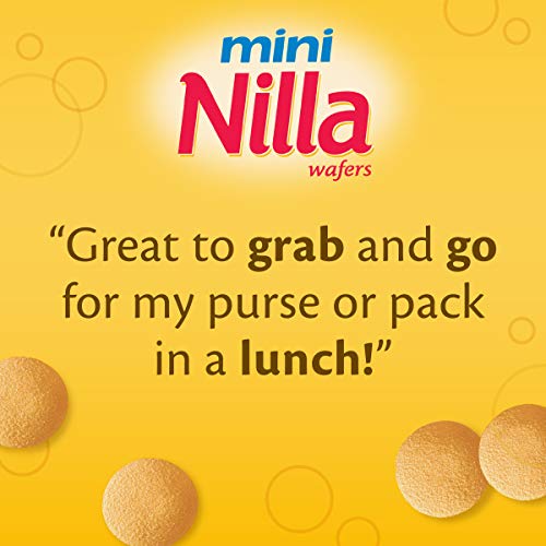 Nilla Wafers Mini Vanilla Wafer Cookies, 4 Boxes Of 12 Snack Pac