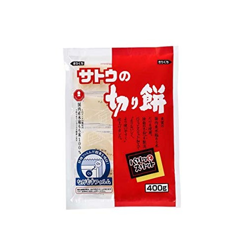 Sato No Kirimochi Parittosuitto 400g rice cake Pack 1 + 1 Nine...