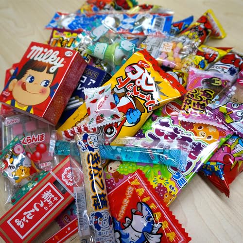 Assorted Japanese Junk Food Snacks Dagashi 30pcs Ninjapo Packa...