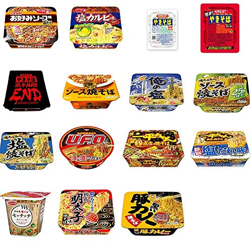 Cup Yakisoba Randomly 4.4oz 5Types Selection Various Assortment ...