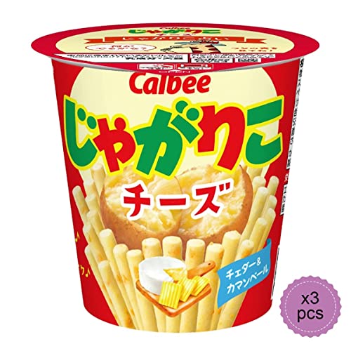 Jagarico Cheese Flavor 1.9oz 3pcs Japanese Potato Snack Ninjapo