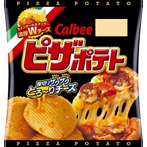 Pizza Potato 0.9Oz 12Pcs Japanese Pizza Taste Potato Crisps Calb
