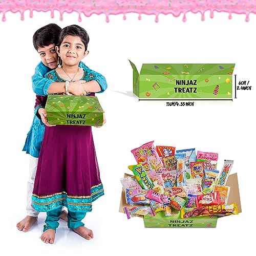 40 Japanese Snacks and Sweets Box 30 Japanese Candy and 10 Japan...