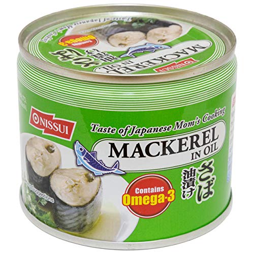 10 X Nissui Japanese Style Mackerel In Oil 6.7 Oz 190G - Glute