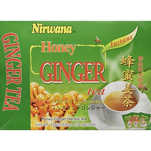 Nirwana Honey Ginger Instant Tea Sachets-40 Sachets