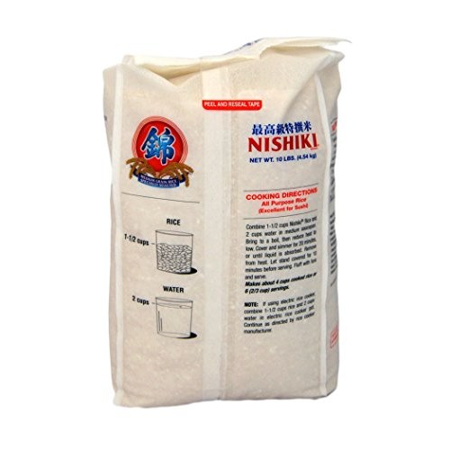 Nishiki Premium Sushi Rice, 10Lbs