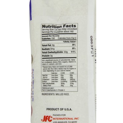 Nishiki Premium Rice, Medium Grain, 240 Oz, Pack Of 1