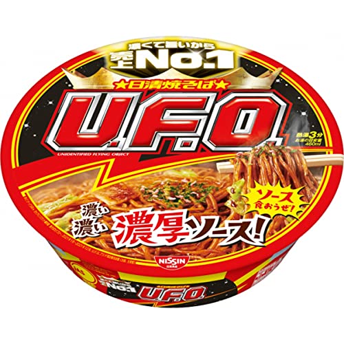 Japanese Instant Pan-fried Noodles UFO 4.5oz×12cups nissin Yakis...