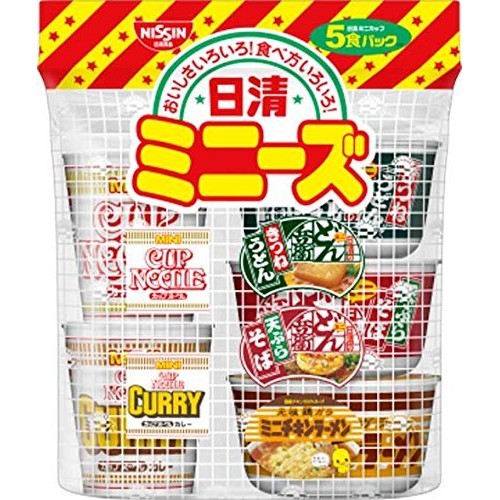 Nissin Minis West Assorted 5 Taste Pack 1Pack