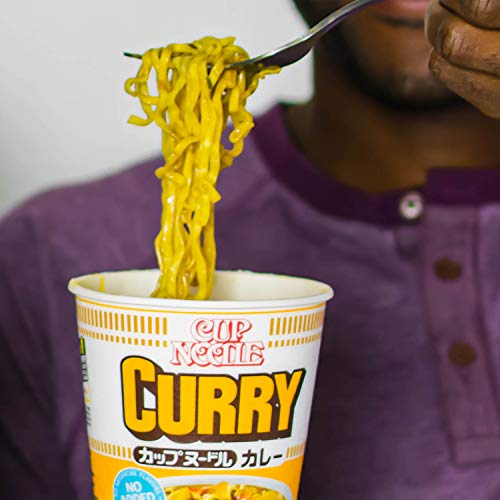 Nissin Cup Ramen Noodle Global Favorites, Curry, 2.82 Ounce, 6 C