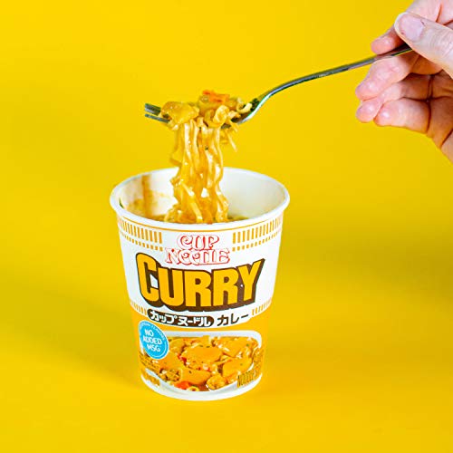 Nissin Cup Ramen Noodle Global Favorites, Curry, 2.82 Ounce, 6 C