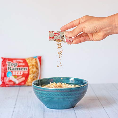 Nissin Top Ramen Noodle Soup, Beef, 3 Ounce Pack Of 24