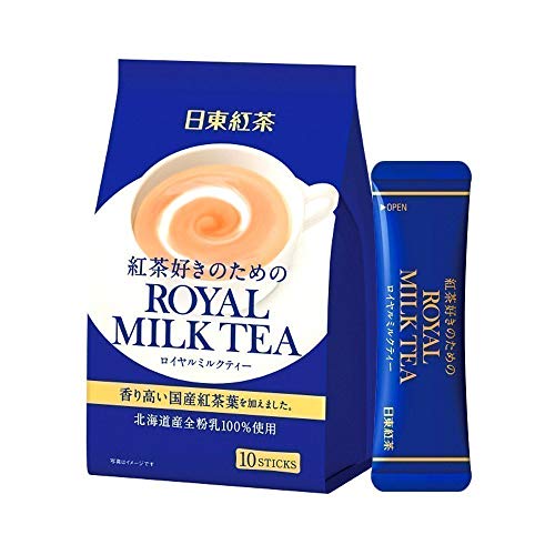 Twin Pack Royal Milk Tea Hot Cold Nitto Kocha 10 Pouch Pack Tot