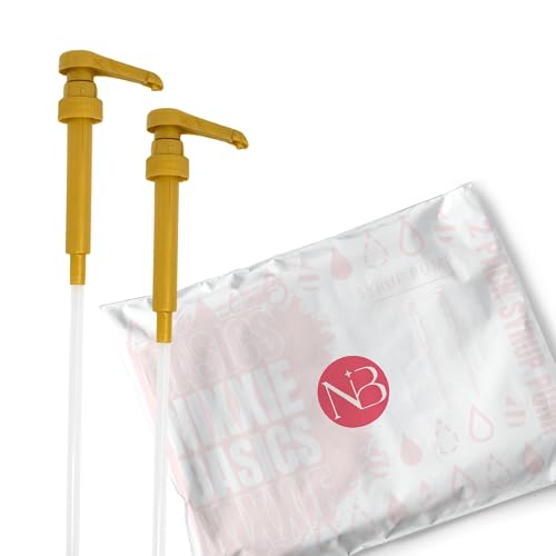 NixxieBasics Coffee Syrup Pumps 750ml / 25.4oz Fits Torani, Dav...