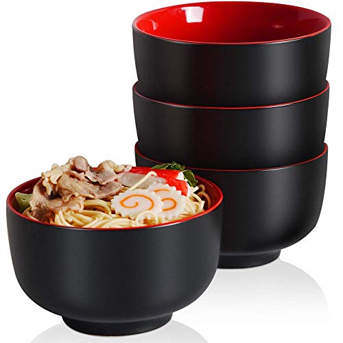 Japanese Ceramic Ramen Bowls, 38 Ounce Deep Pho Bowl For Soup, C