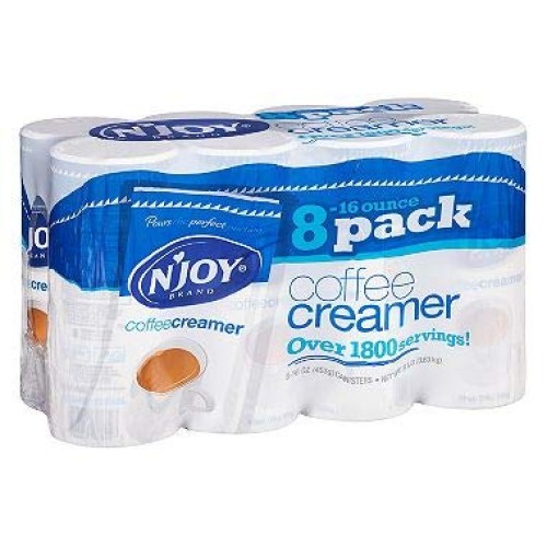 Njoy Coffee Creamer 16 Oz., 8 Pk.- Pack Of 2 - Original From