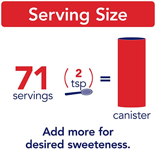 Njoy Sugar Canister, 20 Ounce Pack Of 6 - 100% Pure Granulate