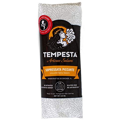 Tempesta Sopressata Piccante Spicy Salami 5.5 Oz