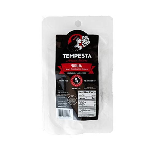 Tempesta Spreadable Salami Spicy, 6 Oz Pack - 1