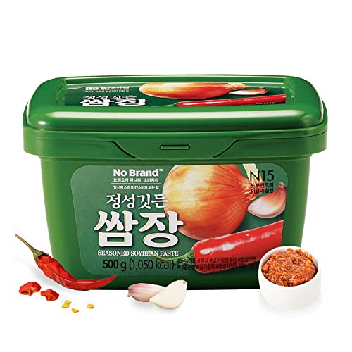 [NO BRNAD] Seasoned Soybean Paste 500g/17.6 FL oz. Spicy and Sal...