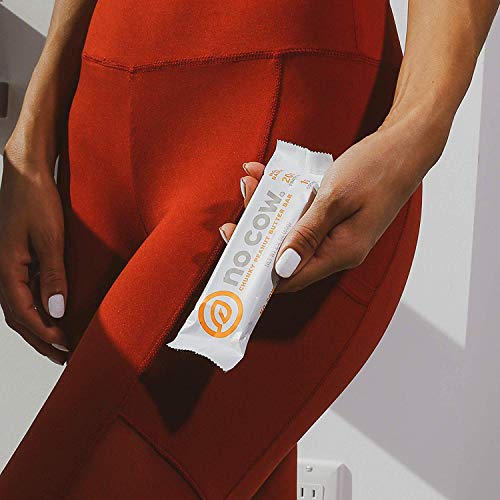 No Cow Protein Bar, Chunky Peanut Butter, 21G Plant Based Protei