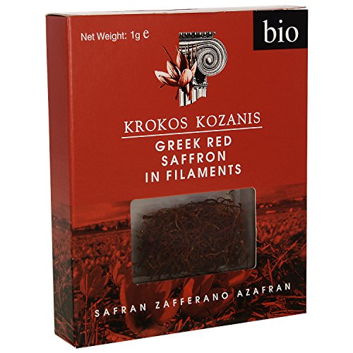 Krokos Kozanis Greek Red Saffron In Filaments, 1 Gr