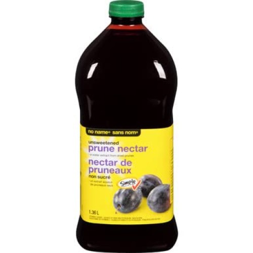 No Name Unsweetened Prune Nectar Juice 1.36L/46 fl.oz. {Import...