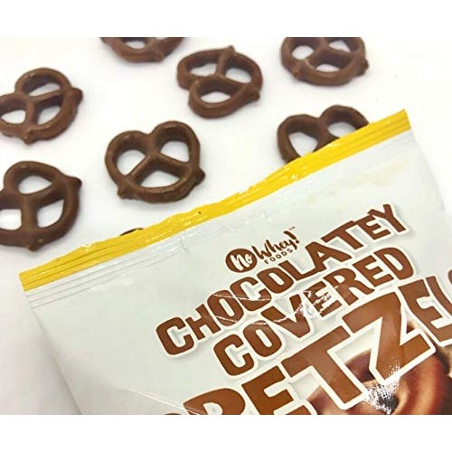 No Whey Foods - Chocolatey Covered Pretzels 2 Pack - Vegan Cho