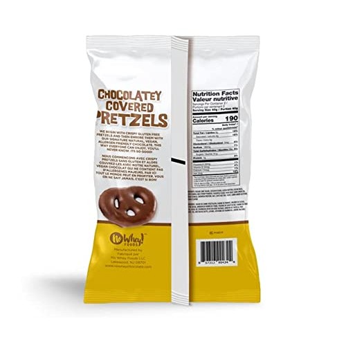 No Whey Foods - Chocolatey Covered Pretzels 2 Pack - Vegan Cho
