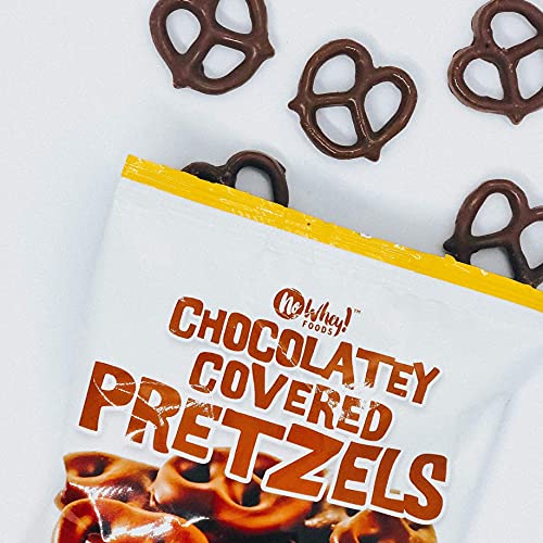 No Whey Foods - Chocolatey Covered Pretzels 2 Pack - Vegan Cho