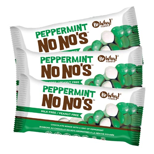 No Whey Foods - Peppermint No Nos 3 Pack - Vegan Chocolate Ca
