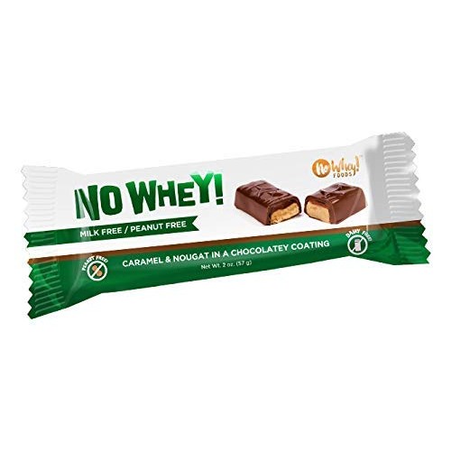 No Whey Caramel Nougat Chocolate Candy Bar 3 Pack