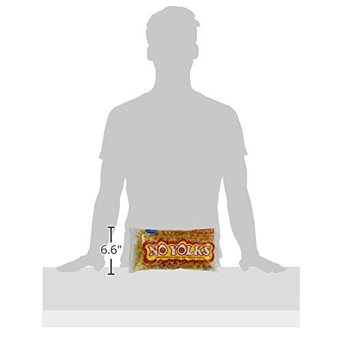 No Yolks Cholesterol Free Egg White Pasta, Extra Broad Noodles,