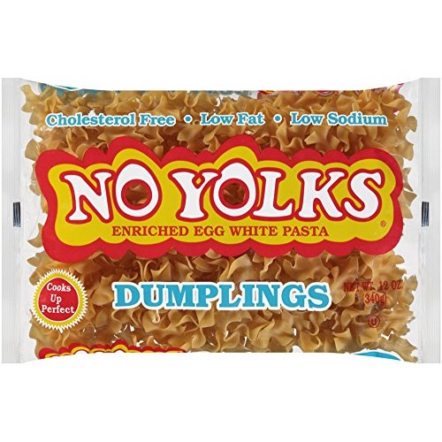 No Yolks, Enriched Egg White Pasta, Dumplings, 12 Oz